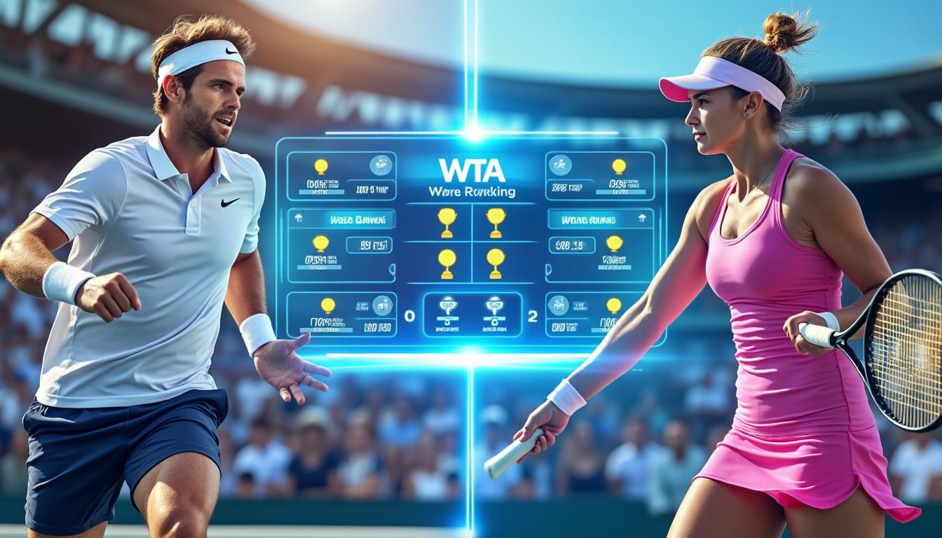 Comment fonctionnent les classements ATP et WTA en tennis ?