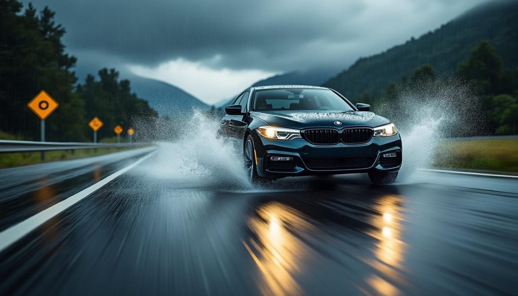 découvrez les conseils essentiels pour réagir efficacement face à l'aquaplaning et assurer votre sécurité sur la route en cas de chaussée mouillée.